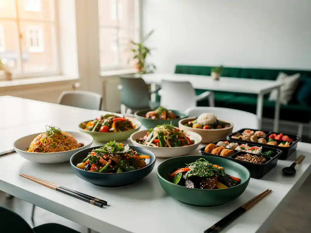 Welke bedrijven bieden Aziatische bedrijfscatering aan in de Randstad?