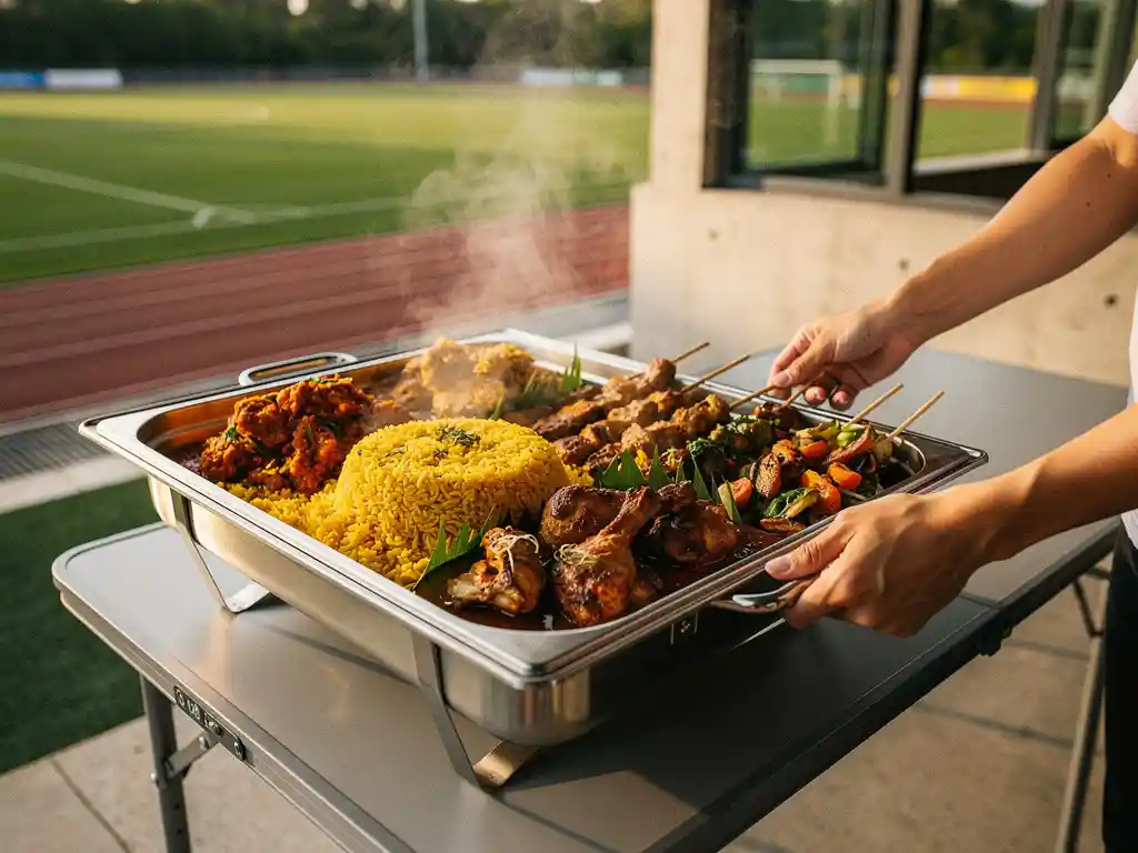 Levert Indonesische catering ook op sportlocaties buiten Amsterdam?