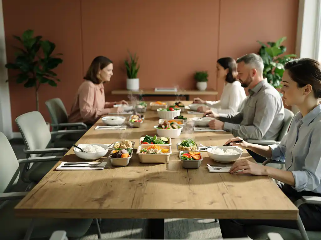 Hoe ga je om met wisselende personeelsaantallen bij het regelen van vaste lunch?