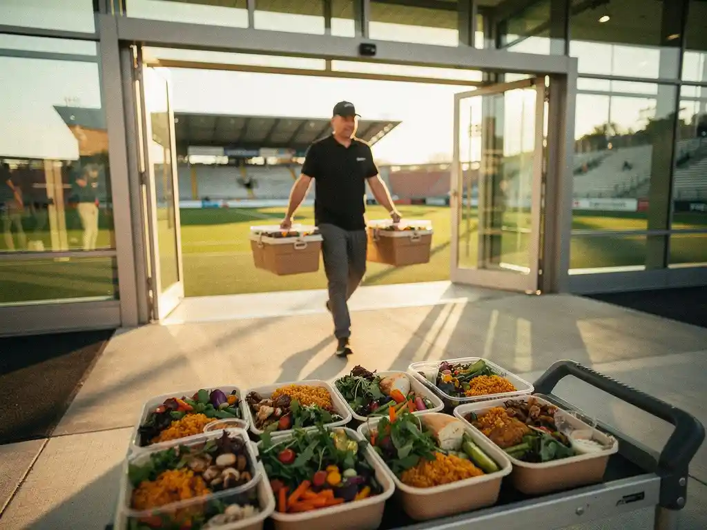 Levert een cateringbedrijf uit Amsterdam ook op sportlocaties in de regio?