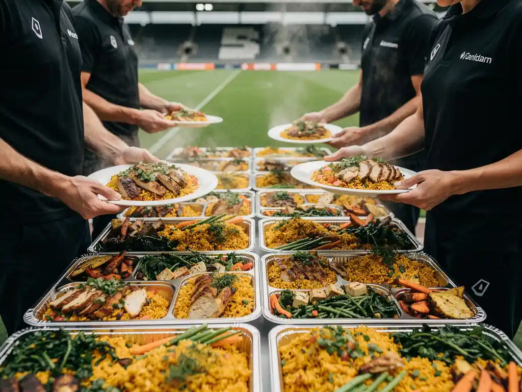 Welke cateringbedrijven in Amsterdam hebben ervaring met grote sportevenementen?
