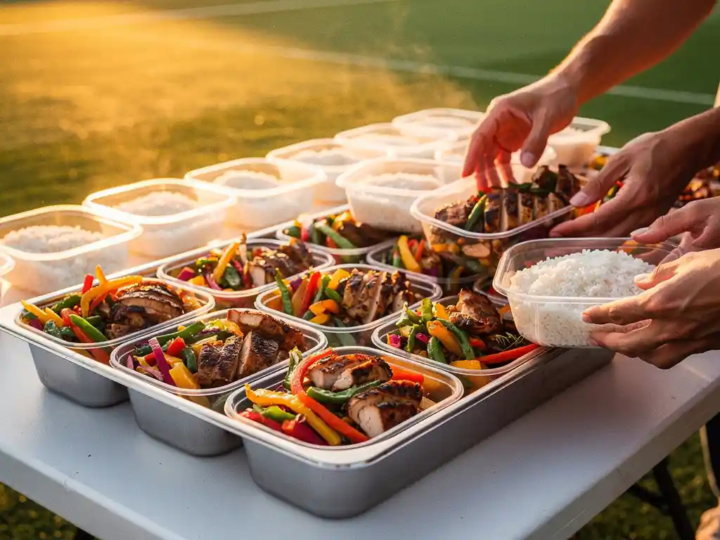 Bedrijfscatering op maat: van kantoorlunch tot groot sportevenement