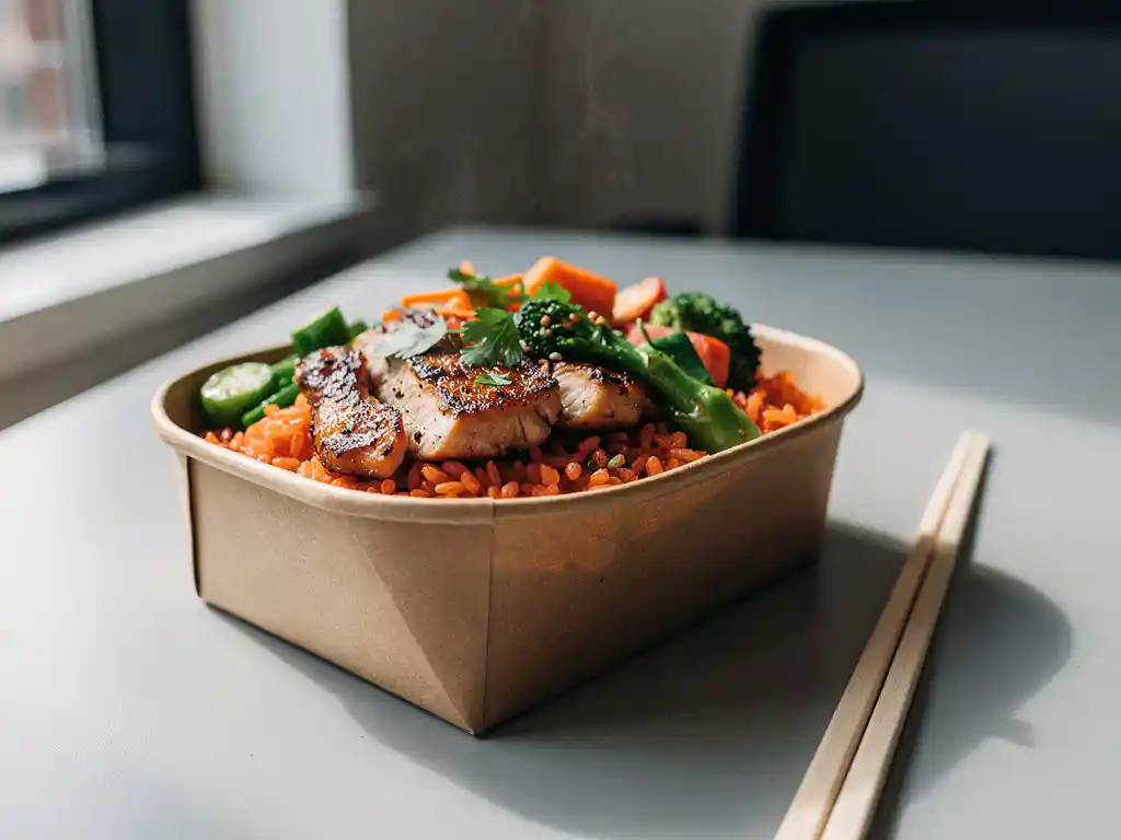 Welke warme lunchgerechten zijn het meest geschikt voor bezorging op kantoor?