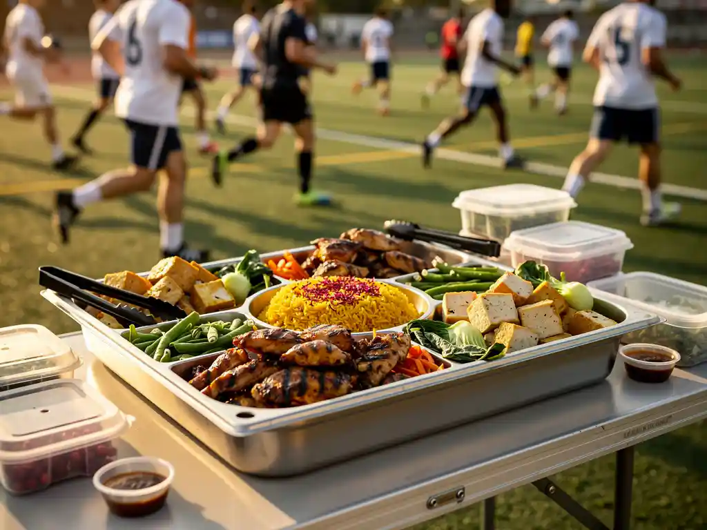 Hoe zorg je voor voldoende catering bij een sportevenement met wisselend bezoekersaantal?